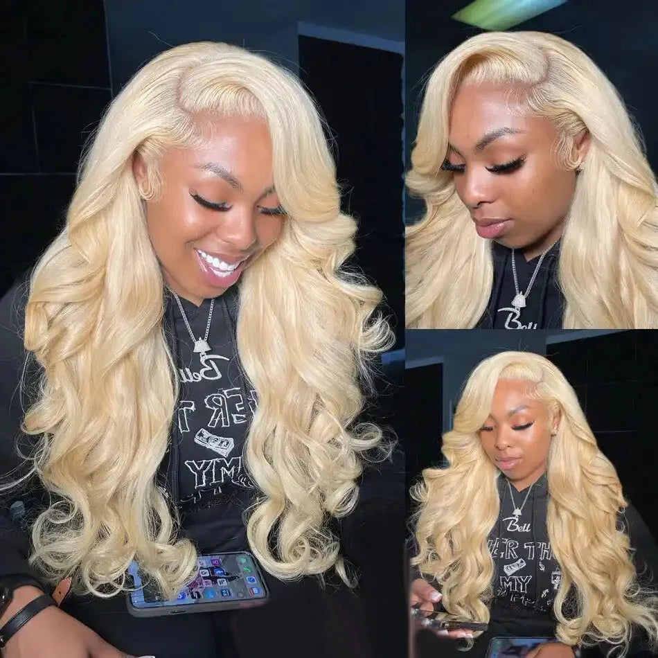 Luminous Blonde Wave Wig