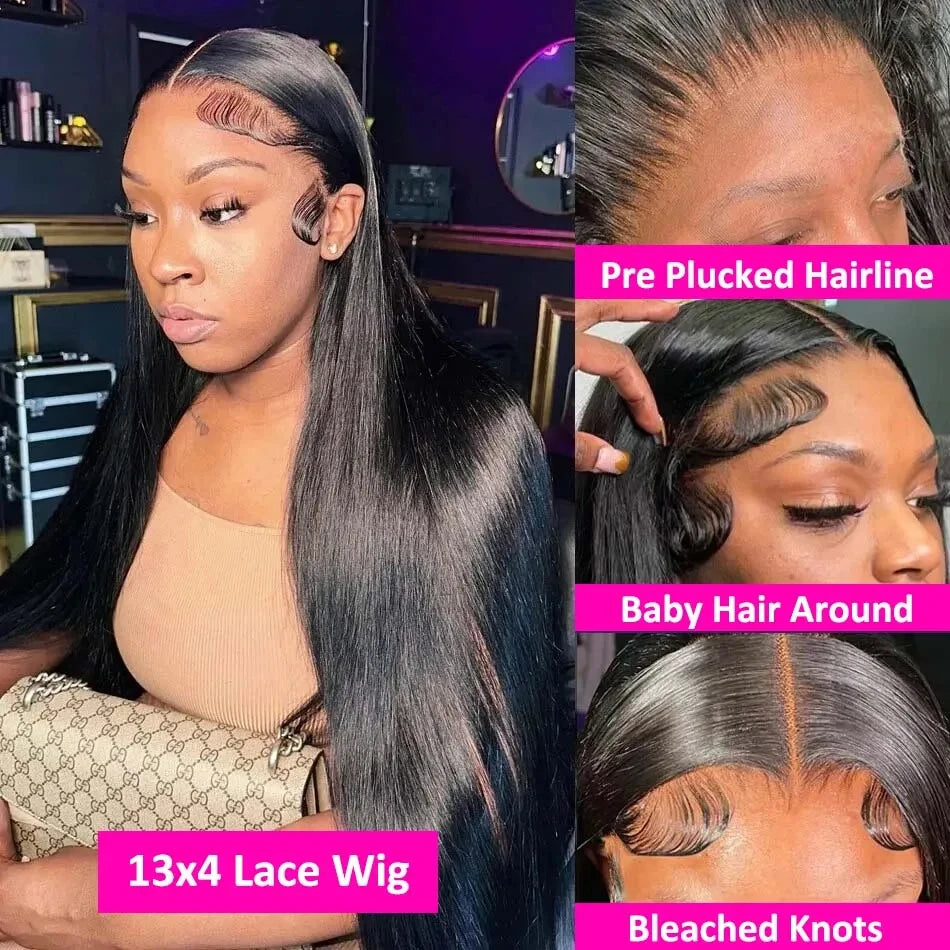 Bone Straight Lace Wig