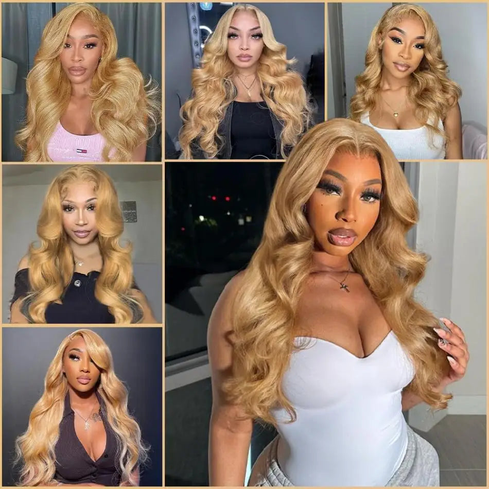 Honey Blonde Wave Wig