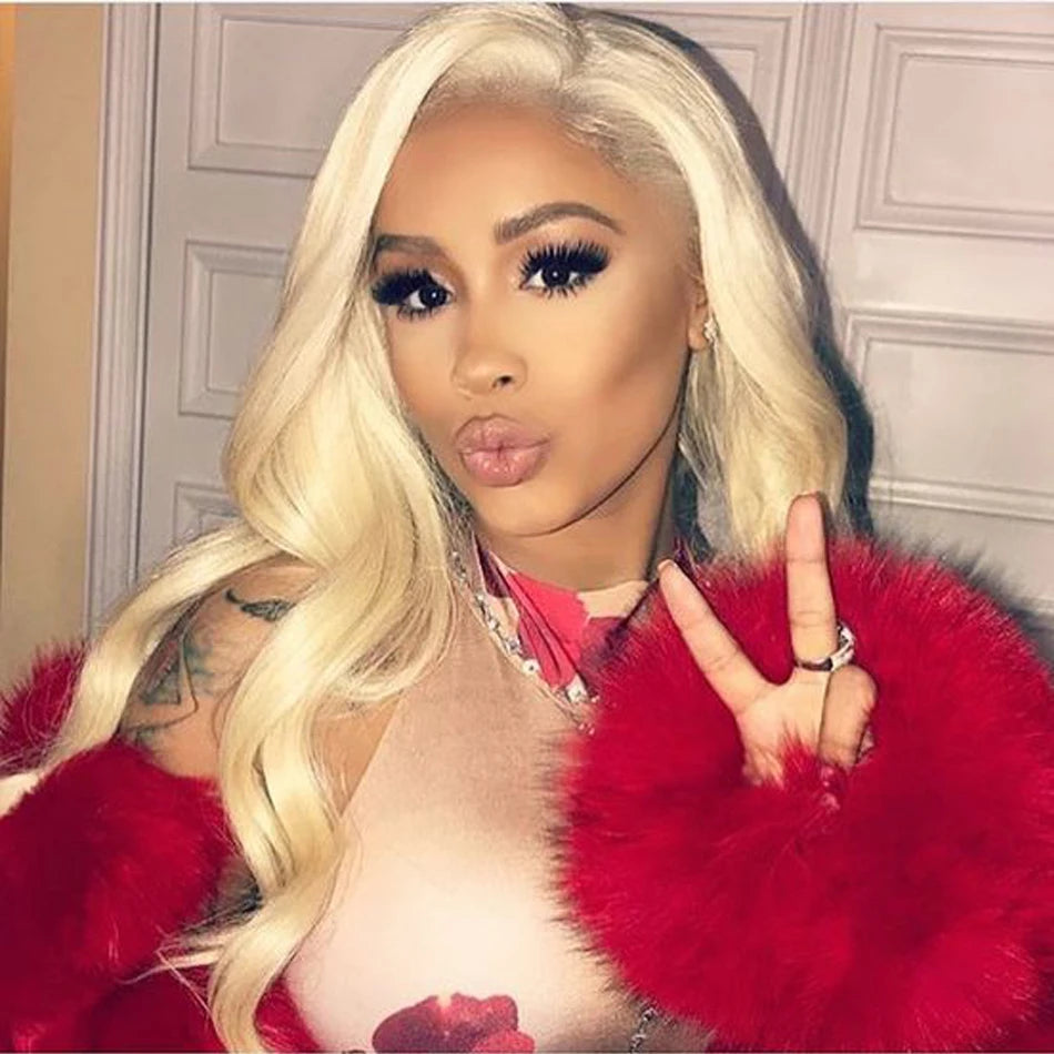 Luminous Blonde Wave Wig