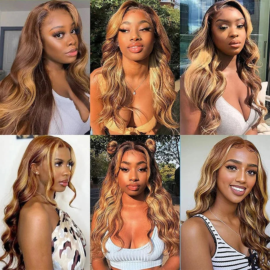 Sunlit Highlight Wave Wig