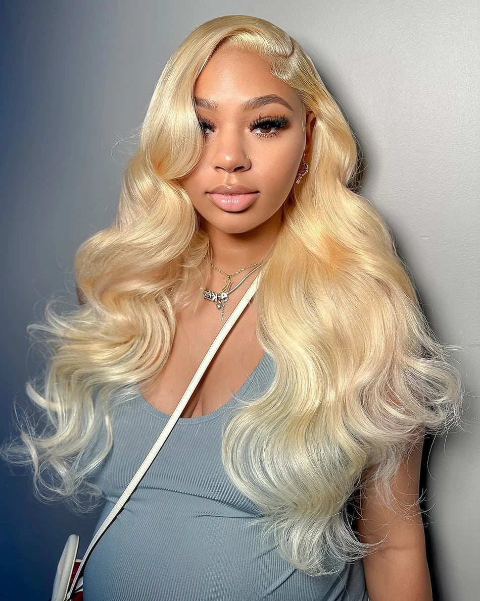 Luminous Blonde Wave Wig