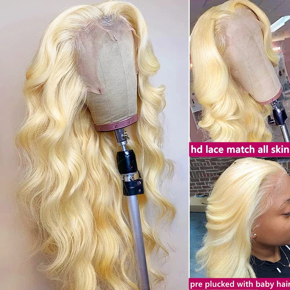 Luminous Blonde Wave Wig