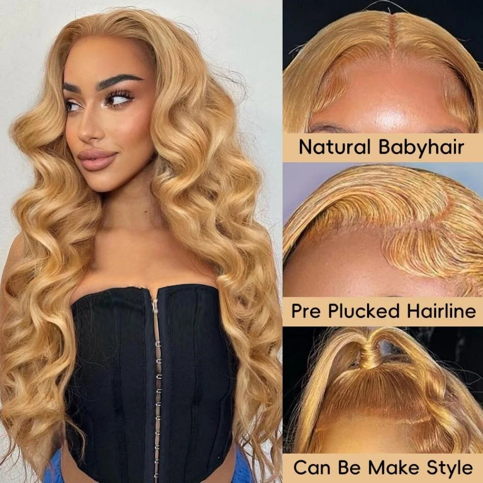 Honey Blonde Wave Wig