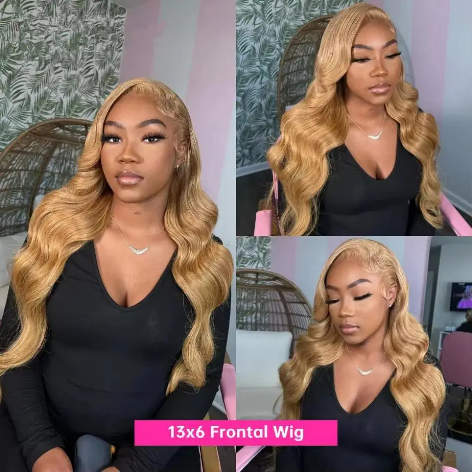 Honey Blonde Wave Wig