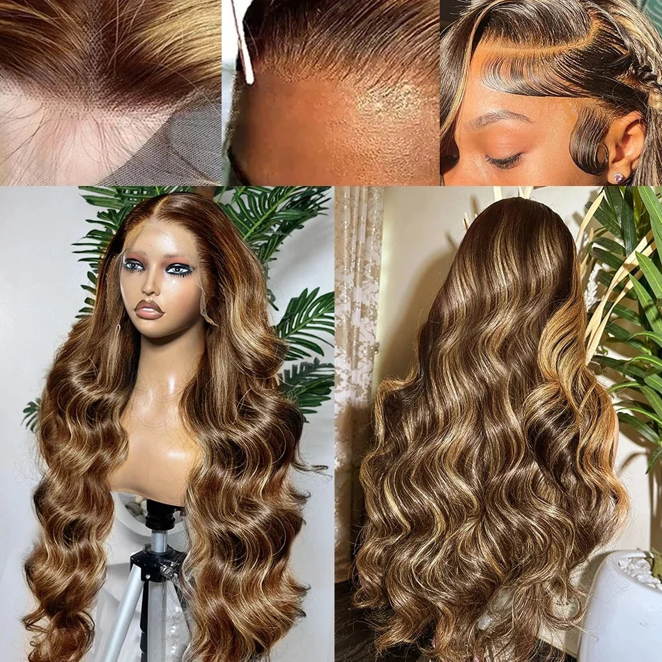 Sunlit Highlight Wave Wig